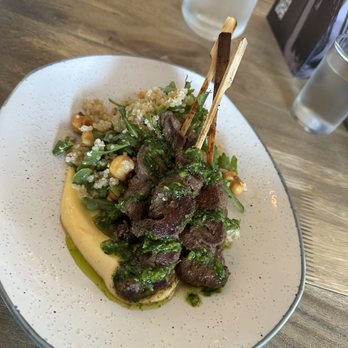 Barton Family Winery And Grey Wolf Cellars - Steak Skewers - Yum! - Wine Tasting Room Near Me - Paso Robles, California