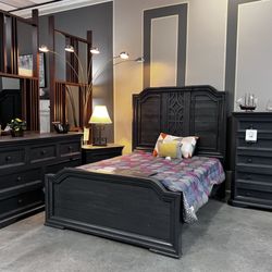 Mack's Furniture Warehouse - Vintage 7 Piece Bedroom Set