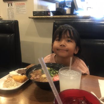 Tanaka Saimin - Daughter eating her lunch - Japanese Near Me - Honolulu, Hawaii Tanaka Saimin - Daughter eating her lunch - Japanese Near Me - Honolulu, Hawaii