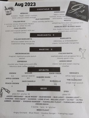 Menu photo 3 Mr. G's Italian Pizzeria Bryan, TX
