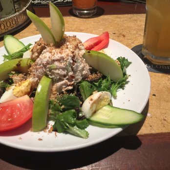 The Globe - Waldorf Chicken Salad. As delicious as the presentation is elegant. - New American Near Me - Coral Gables, Florida The Globe - Waldorf Chicken Salad. As delicious as the presentation is elegant. - New American Near Me - Coral Gables, Florida