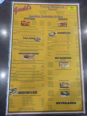 Menu photo 3 Gerald's Donuts & Burgers Arabi, LA