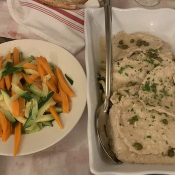 Augie's - Veal Piccata over Spinach & Side of Sauteed Vegetables - Italian Near Me - Larchmont, New York Augie's - Veal Piccata over Spinach & Side of Sauteed Vegetables - Italian Near Me - Larchmont, New York