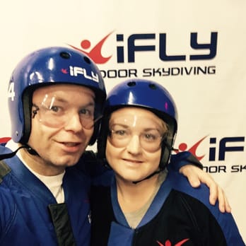 iFLY - Me and the hubby right after our flights! - Skydiving Near Me - Houston, Texas iFLY - Me and the hubby right after our flights! - Skydiving Near Me - Houston, Texas