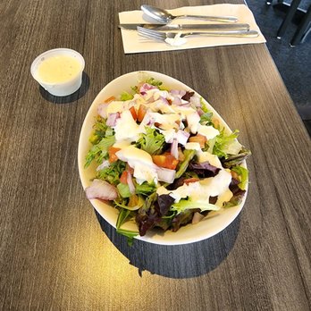 Hot Off The Griddle - Salad and delicious ranch - Breakfast & Brunch Near Me - Orangevale, California Hot Off The Griddle - Salad and delicious ranch - Breakfast & Brunch Near Me - Orangevale, California