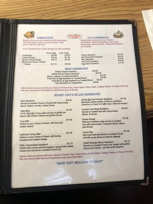 Menu photo 2 Budget Cafe San Luis Obispo, CA Menu photo 2 Budget Cafe San Luis Obispo, CA