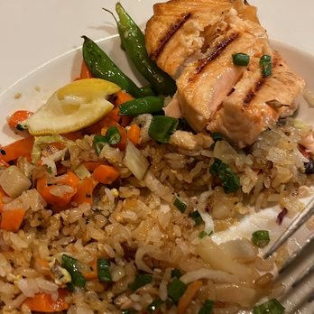 Kemosabe Sushi - Fried rice with salmon. - Sushi Bars Near Me - Frisco, Colorado Kemosabe Sushi - Fried rice with salmon. - Sushi Bars Near Me - Frisco, Colorado