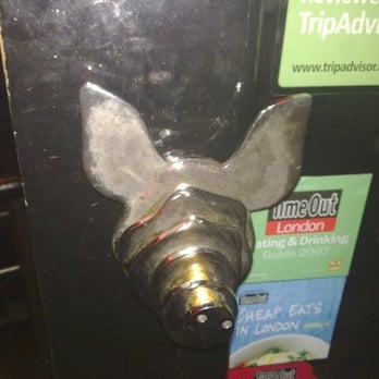 Bodean's - Pig Door Handle - you heard it here first! - American Near Me - London, XGL Bodean's - Pig Door Handle - you heard it here first! - American Near Me - London, XGL