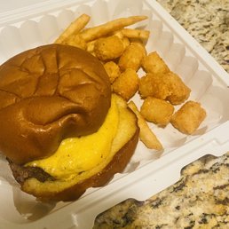 Cheeseburger- plain for the kids!