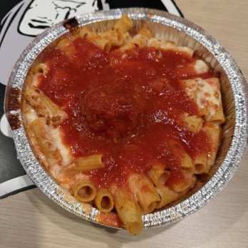 Stallone's Italian Eatery Silverado Ranch - #41 Baked Rigatoni with meatball - Italian Near Me - Las Vegas, Nevada Stallone's Italian Eatery Silverado Ranch - #41 Baked Rigatoni with meatball - Italian Near Me - Las Vegas, Nevada