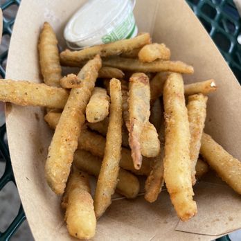 The Back Lot - Charlevoix - Pickle fries with ranch. - Food Trucks Near Me - Charlevoix, Michigan The Back Lot - Charlevoix - Pickle fries with ranch. - Food Trucks Near Me - Charlevoix, Michigan