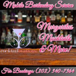 CocktailOvations - Professional mobile bartending services wedding receptions, engagement parties, networking events. Mocktails & family friendly drinks avail!