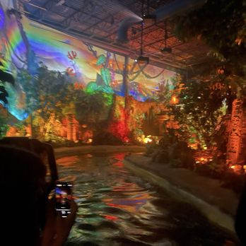 Rainforest Cafe - Riverboat ride view - American Near Me - Galveston, Texas