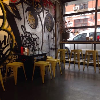 Easey's - Downstairs cafe has a great vibe, tables for 4 or 6 plus window seats - Burgers Near Me - Melbourne, VIC