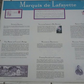 Glasgow Park - Marquis de Lafayette history - Skate Parks Near Me - Glasgow, Delaware