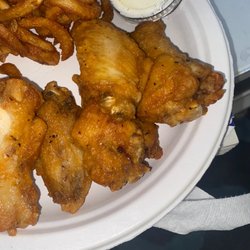 Its Just Wings - The supposedly garlic parm 16 Bone-In Wings Combo
