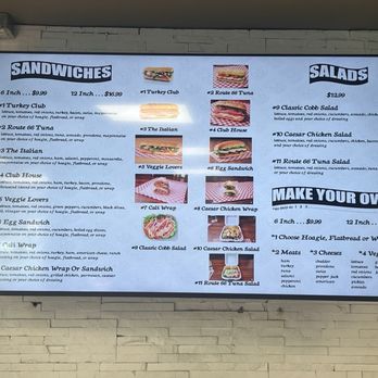 Route 66 Subs & Food - Menu - Sandwiches Near Me - Glendora, California Route 66 Subs & Food - Menu - Sandwiches Near Me - Glendora, California