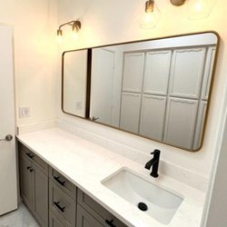 Unique Remodel - Amazing bathroom vanity installed