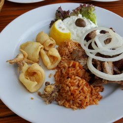 Gaststätte Meteora - Kalamari Gyros