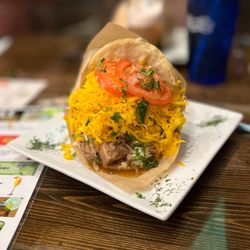 Arepitas - Arepa de pernil (pork)