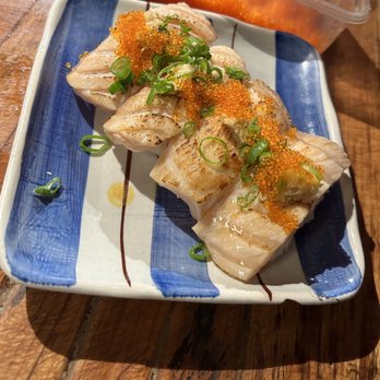 Sushi Zono - fresh seared salmon belly - Japanese Near Me - Campbell, California Sushi Zono - fresh seared salmon belly - Japanese Near Me - Campbell, California