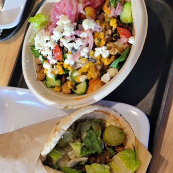 CAVA - Greek chicken pita and lemon chicken bowl - Salad Near Me - Jacksonville, Florida
