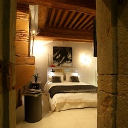 La Loge Saint Jean - Aperçu de la chambre - Loge Saint-Jean : chambre d'hôte de charme au coeur du vieux Lyon
