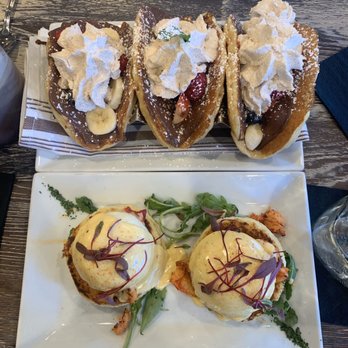 Yaz's Table - Mini Pancake Tacos and Lobster Benedict - Breakfast & Brunch Near Me - Abington, Massachusetts Yaz's Table - Mini Pancake Tacos and Lobster Benedict - Breakfast & Brunch Near Me - Abington, Massachusetts