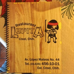 La Lupita - El menú, muy original su diseño