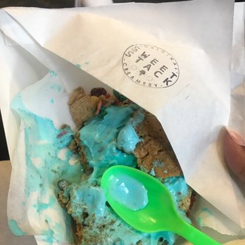 Sweet-Stack Creamery - What's left of the cereal milk and cookies. - Desserts Near Me - Atlanta, Georgia Sweet-Stack Creamery - What's left of the cereal milk and cookies. - Desserts Near Me - Atlanta, Georgia