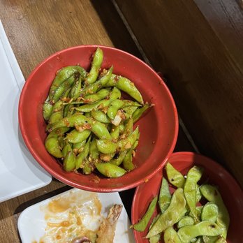 Sapporo Sushi - spicy garlic edemame - Sushi Bars Near Me - Menifee, California Sapporo Sushi - spicy garlic edemame - Sushi Bars Near Me - Menifee, California