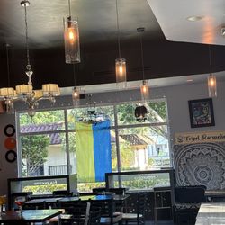 Coffee District - Central area across from the coffee station