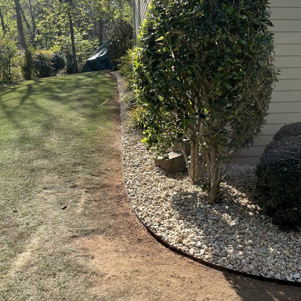 Paver Master Landscape & Construction - Deco Rock Flower bed - Landscaping Near Me Paver Master Landscape & Construction - Deco Rock Flower bed - Landscaping Near Me