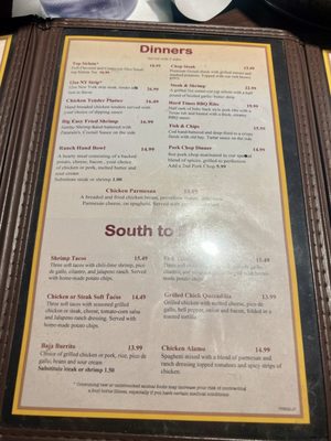 Menu photo 4 Hard Times Cafe Fredericksburg, VA