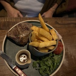 Steak and chips