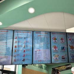 Bahama Buck's - The Menu Board