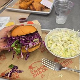Katsu Lovin - chicken cutlet with cole slaw Katsu Lovin - chicken cutlet with cole slaw