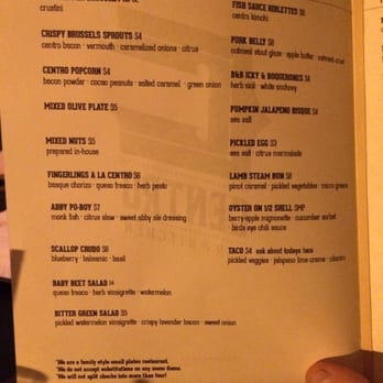 Centro Bar & Kitchen - Tapas/Small Plates Near Me - Reno, Nevada