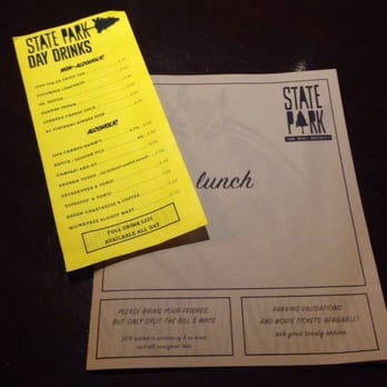 State Park - Menus - New American Near Me - Cambridge, Massachusetts