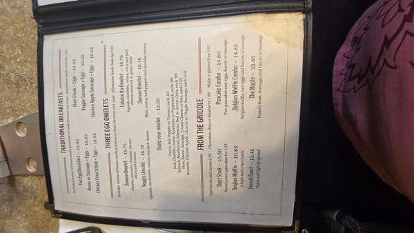 Menu photo 2 Stan's Maple Cafe Ukiah, CA