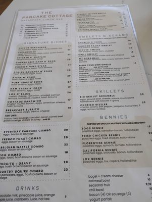 Menu photo 1 Pancake Cottage Avalon, CA Menu photo 1 Pancake Cottage Avalon, CA