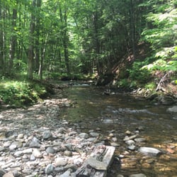 Green Mountain National Forest - Hapgood Pond Campground - Small rivulet
