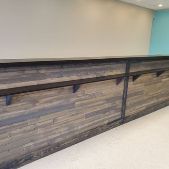 911 Handyman - This beautiful bar was built for a new Ruston business. It is on castors and can be taken apart in large sections for portability. - Handyman Near Me 911 Handyman - This beautiful bar was built for a new Ruston business. It is on castors and can be taken apart in large sections for portability. - Handyman Near Me