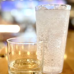 Shot of Grey Goose with a Sprite chaser