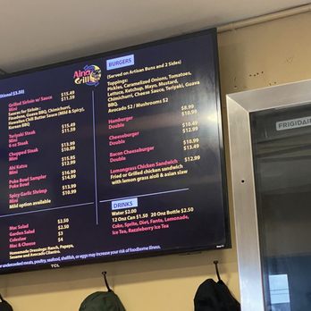 Aina Grill - Menu - American Near Me - Waipahu, Hawaii