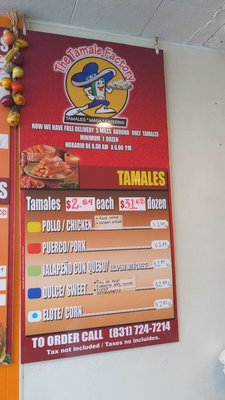 Menu photo 3 The Tamal Factory Watsonville, CA Menu photo 3 The Tamal Factory Watsonville, CA