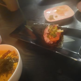 Ju-ichi - Spicy Salmon Handroll - Sushi Bars Near Me - San Diego, California Ju-ichi - Spicy Salmon Handroll - Sushi Bars Near Me - San Diego, California