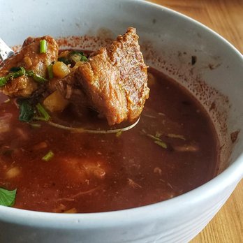 El Rinconcito - Pozole. Appropriate amount of oil but wouldn't describe as greasy. Flavor perfect, no additions needed - Mexican Near Me - Round Rock, Texas El Rinconcito - Pozole. Appropriate amount of oil but wouldn't describe as greasy. Flavor perfect, no additions needed - Mexican Near Me - Round Rock, Texas