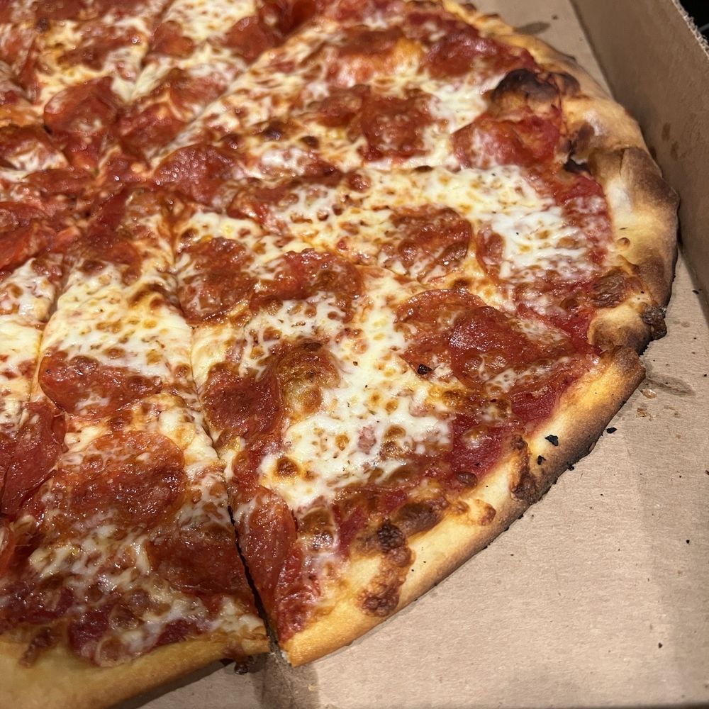 Pie In the Sky Pizza - Regular crust pepperoni pizza 16" - Pizza Near Me - Mooresville, North Carolina Pie In the Sky Pizza - Regular crust pepperoni pizza 16" - Pizza Near Me - Mooresville, North Carolina
