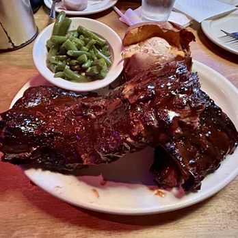 Texas Roadhouse - Full rack of Baby Back Ribs with Baked Sweet Potato - Steakhouses Near Me - Grand Forks, North Dakota Texas Roadhouse - Full rack of Baby Back Ribs with Baked Sweet Potato - Steakhouses Near Me - Grand Forks, North Dakota